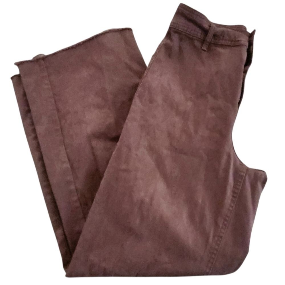 Oat New York Brown High Rise Wide Leg Pants. Sz. 4
